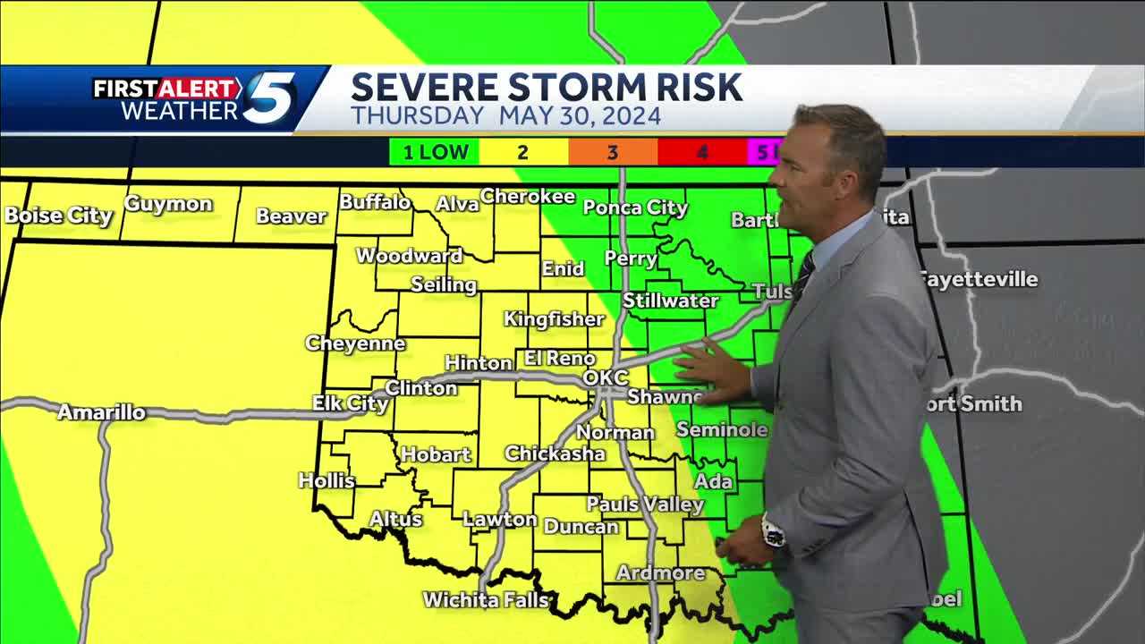 Oklahoma storms could produce 70 mph wind, hail late Thursday - Vimarsana News