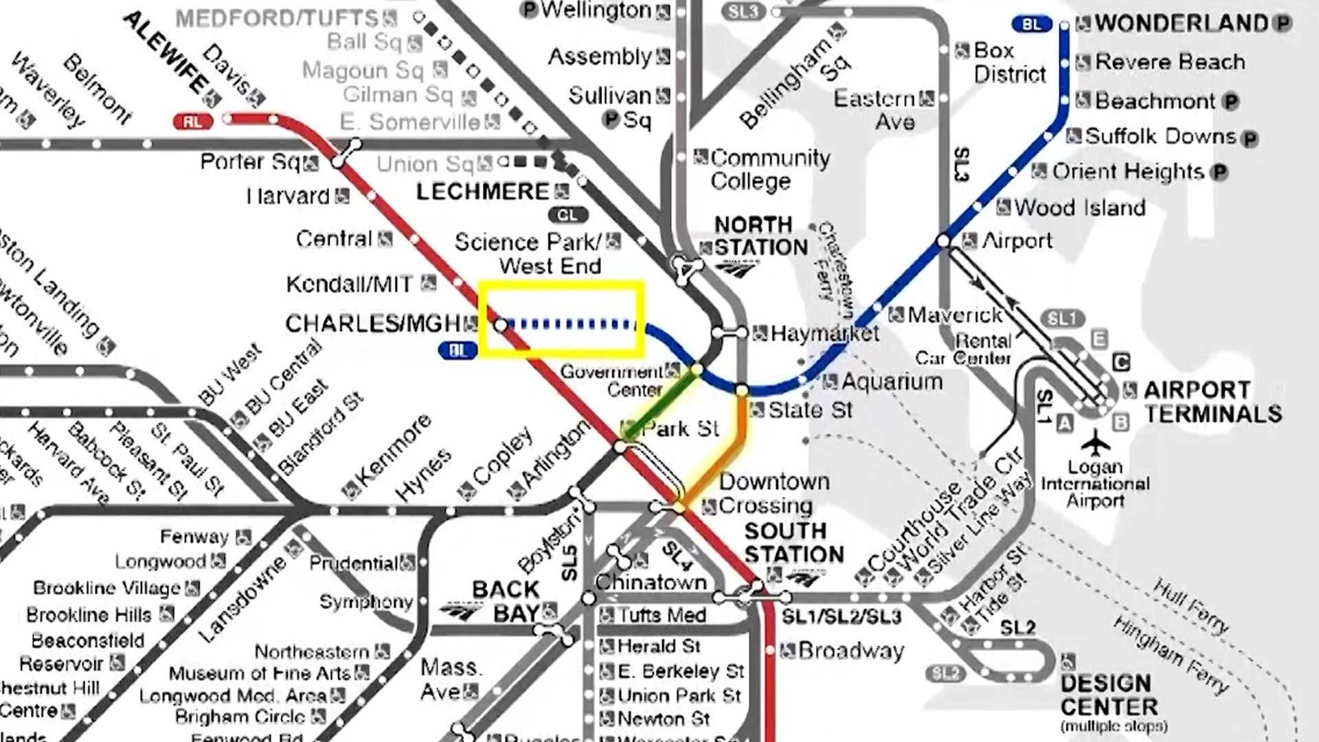 MBTA Discussing Red Blue Connector Plan