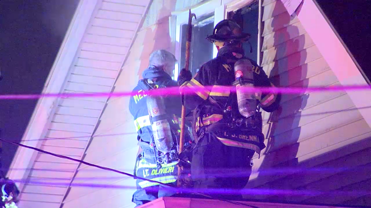 Midnight fire in Medford home sends one to hospital