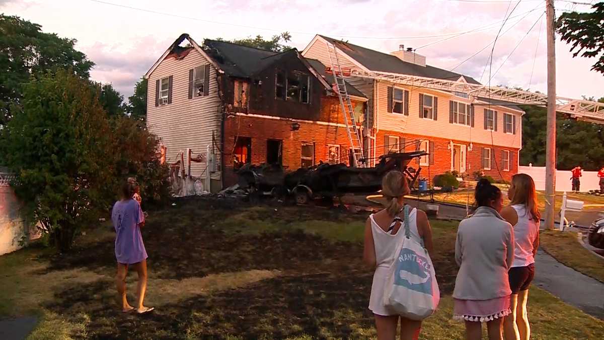 4 firefighters injured on the job in Melrose as boat fire spreads to house