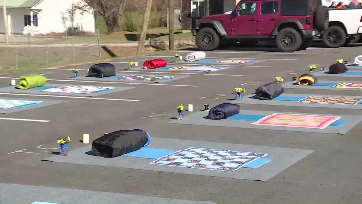 Kaydenz Kitchen sets up memorial for Lewiston shooting victims