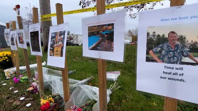 Makeshift memorial setup outside Schemengees Bar and Grille - Vimarsana News