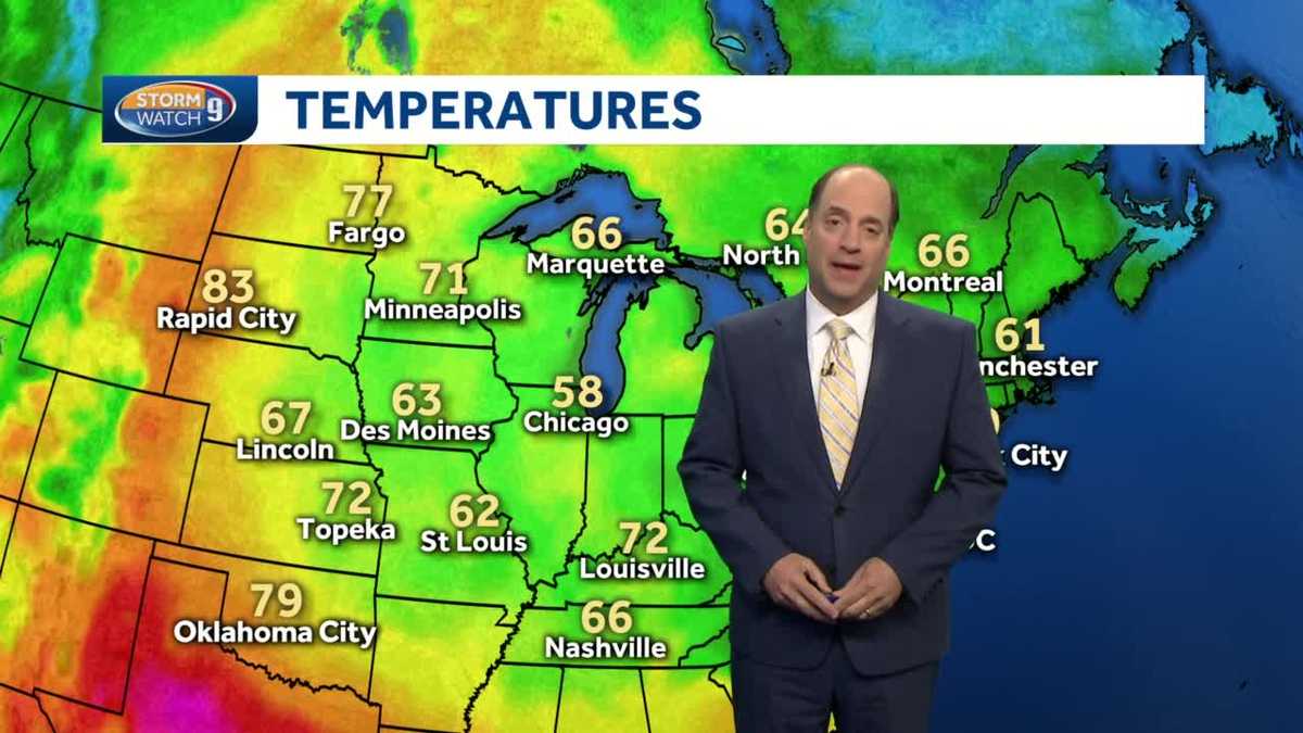 Update: Mostly dry weather through holiday weekend