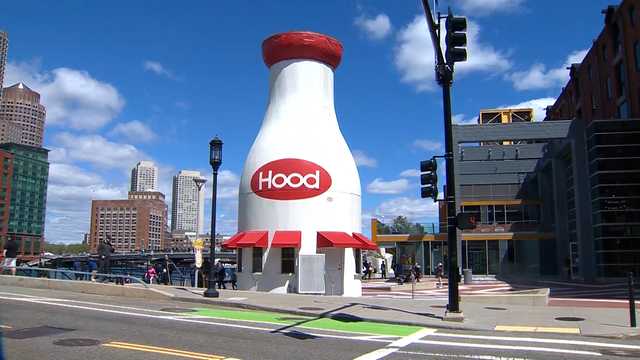 Milk Bottle outside Boston Children's Museum opens for season - Vimarsana News