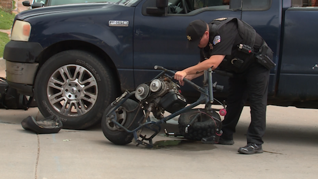 OKC boy on minibike taken to hospital after being hit by vehicle