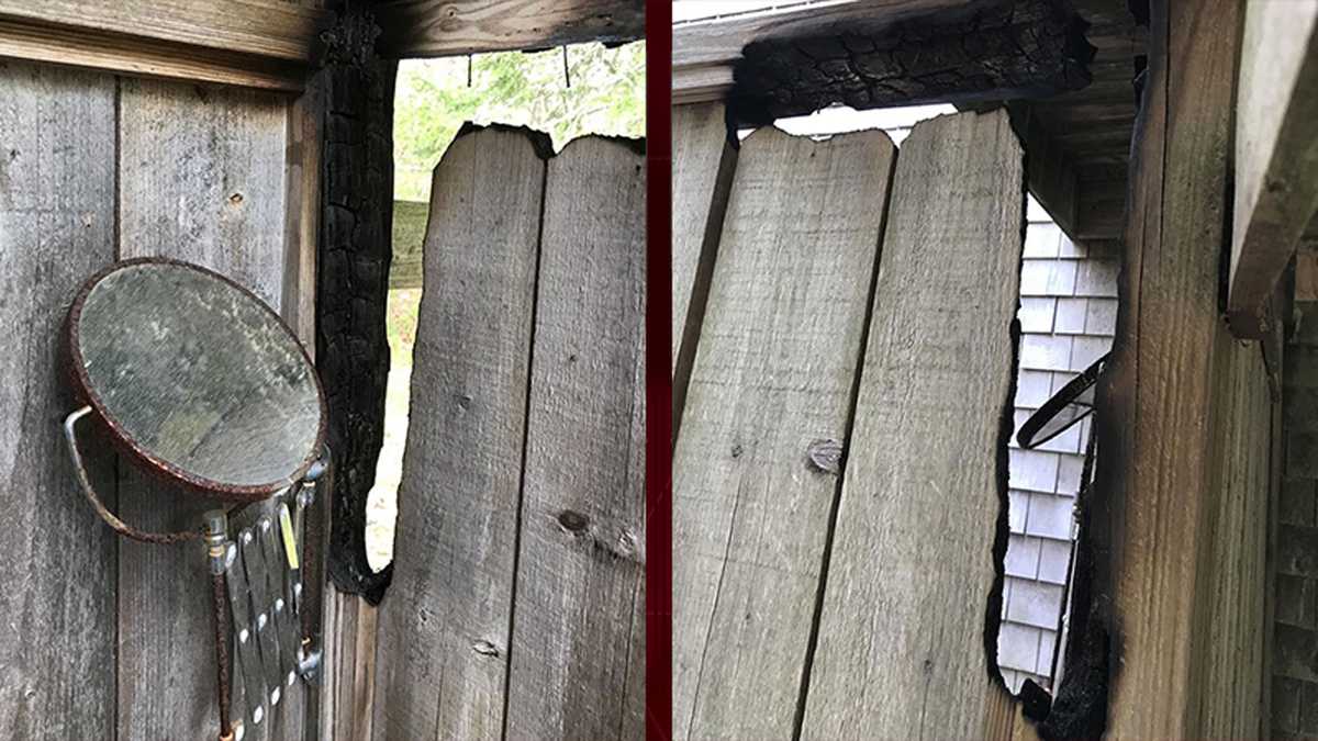 Mirror sparks fire in outdoor shower at Cape Cod home