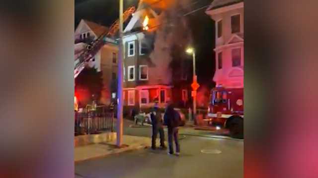 Fire tears through 3-family home in Boston's Mission Hill - Vimarsana News