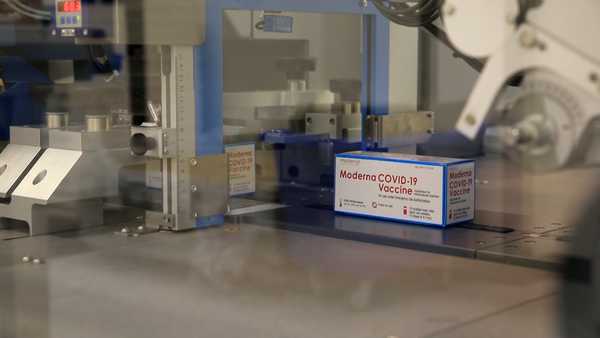 Moderna COVID-19 vaccine production