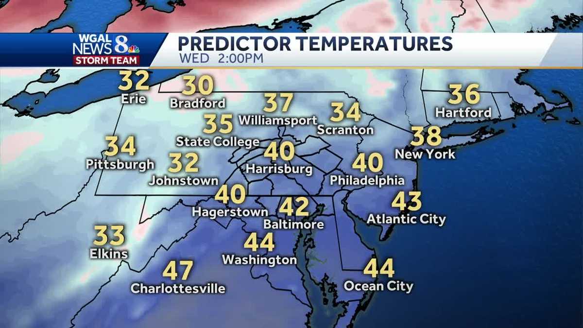 Central Pa. Weather Possible snow later this week and weekend