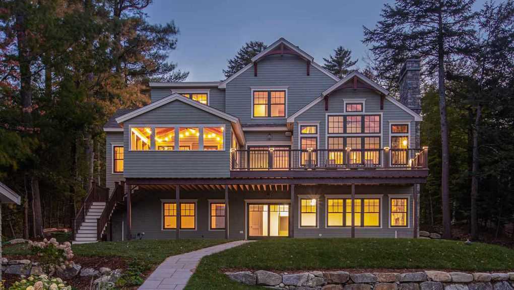 Mansion Monday Brandnew lakeside home in Moultonborough