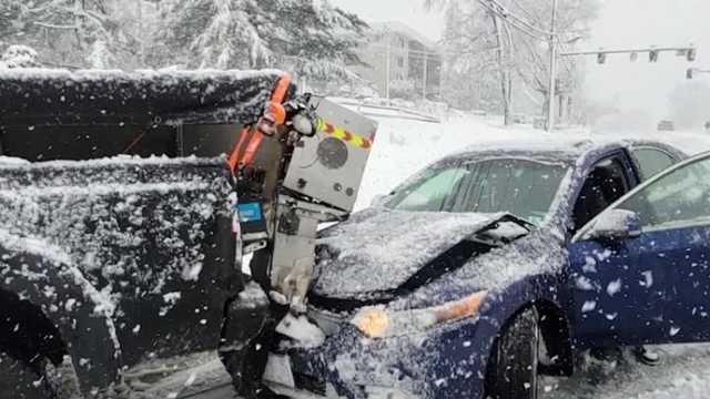 Police say crash with plow truck led to threatening incident - Vimarsana News