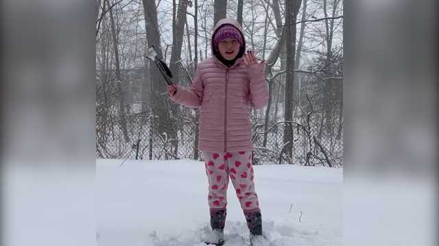 Massachusetts girl's weather report during nor'easter - Vimarsana News