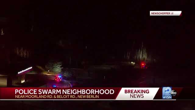 Police swarm New Berlin neighborhood
