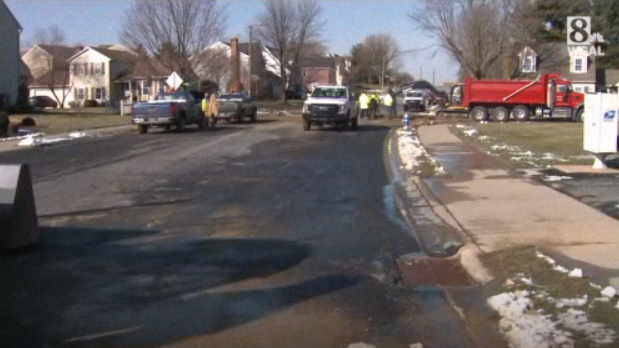 Water main breaks in New Holland - Vimarsana News