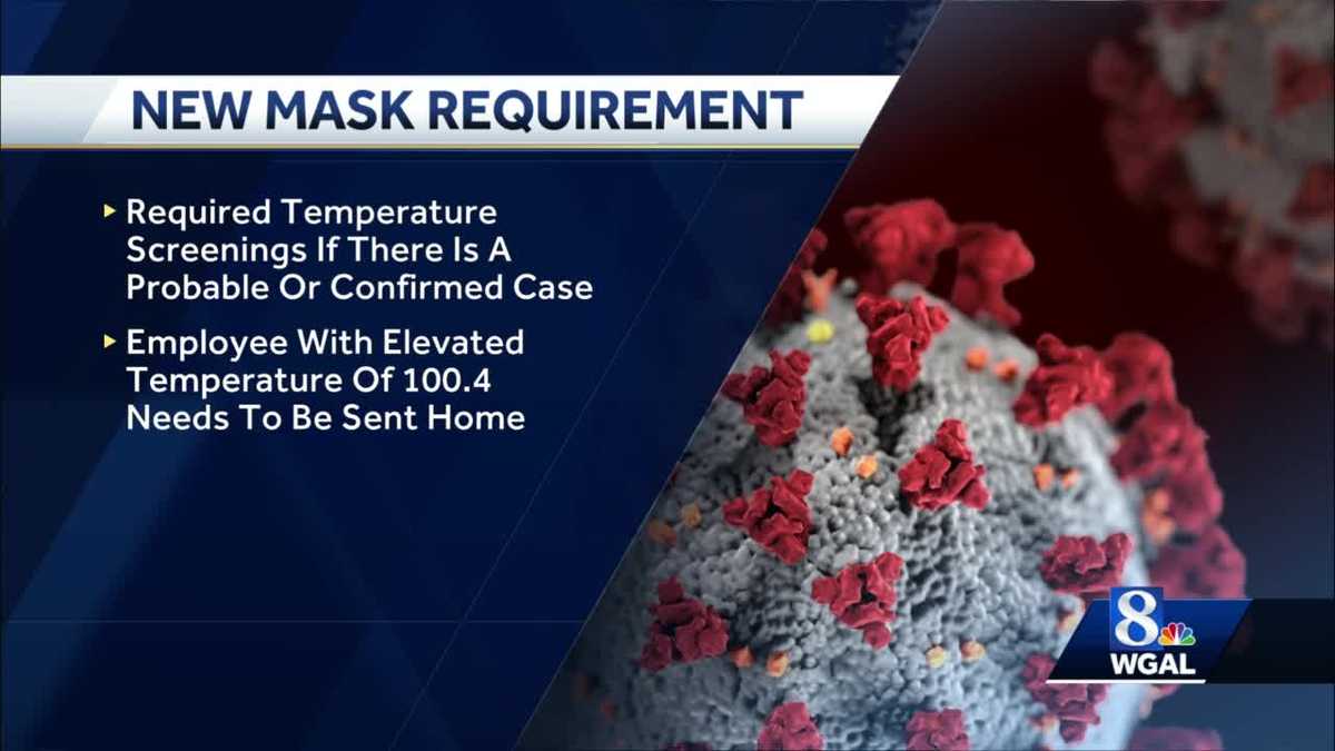 NEW MASK MANDATES, workplace requirements ordered for Pennsylvania