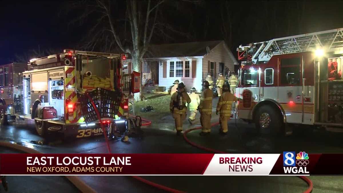 NEW OXFORD house fire sends three to hospital