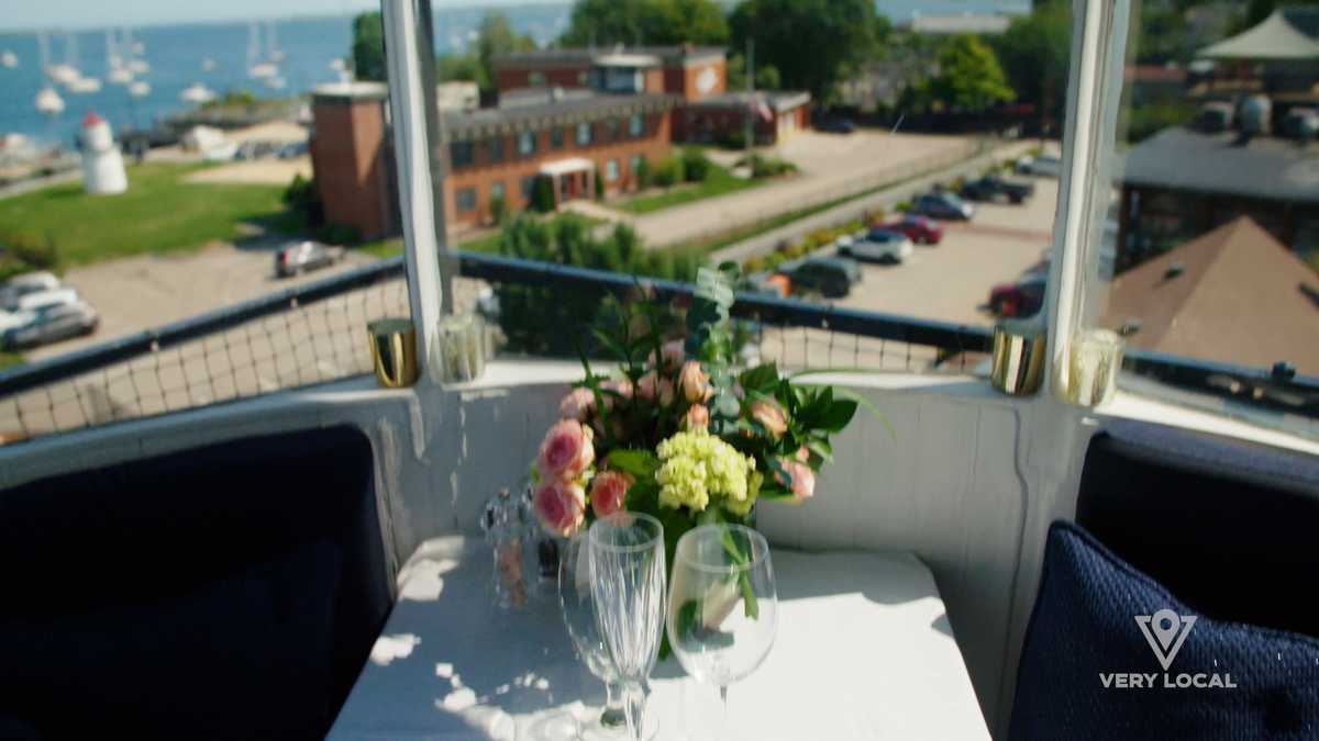 Dine atop this historic lighthouse in Newburyport, Mass.