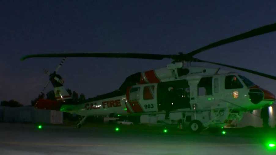 Cal Fire's relaunched night flying operation is already helping fight fires in Northern California - Vimarsana News