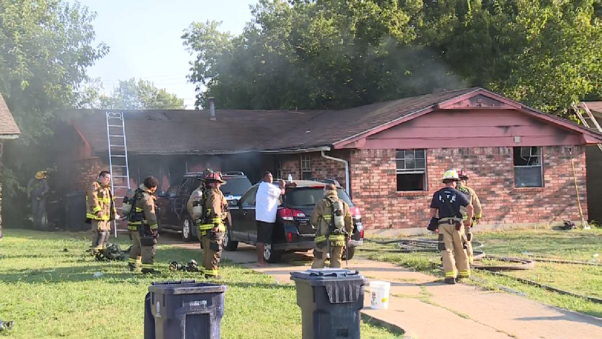 Person Wakes Up Sleeping Neighbor After Okc Home Catches Fire