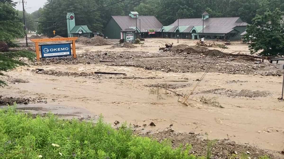 Extreme flooding in Vermont leaves communities marooned