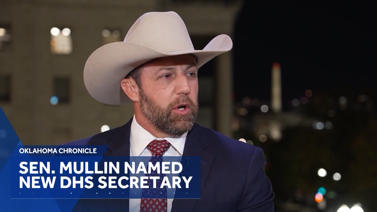 Oklahoma Chronicle: Sen. Markwayne Mullin named new Homeland Security secretary