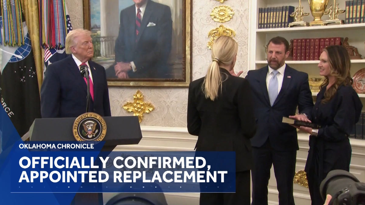 Oklahoma Chronicle: Markwayne Mullin sworn in as Homeland Security secretary