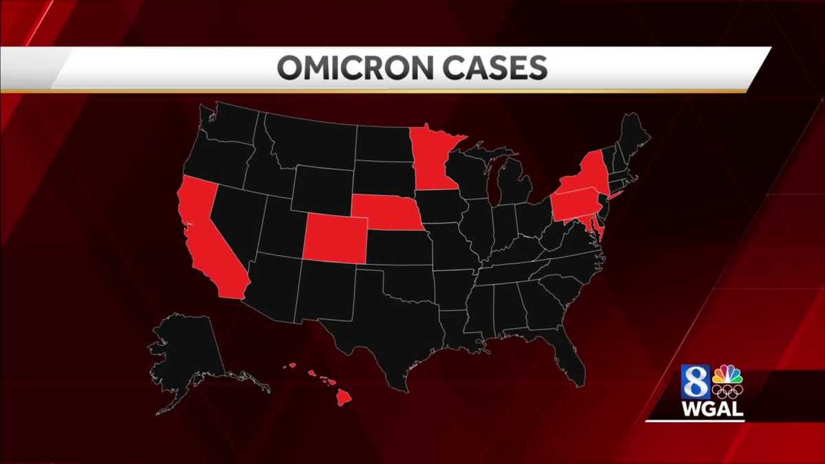 Pennsylvania's first confirmed case of omicron variant reported