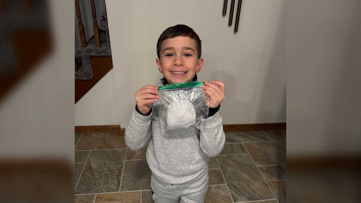 Massachusetts boy keeping snowballs in the freezer for July