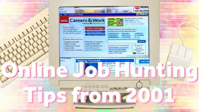 Tips for looking online for a job from 2001 that still hold true - Vimarsana News