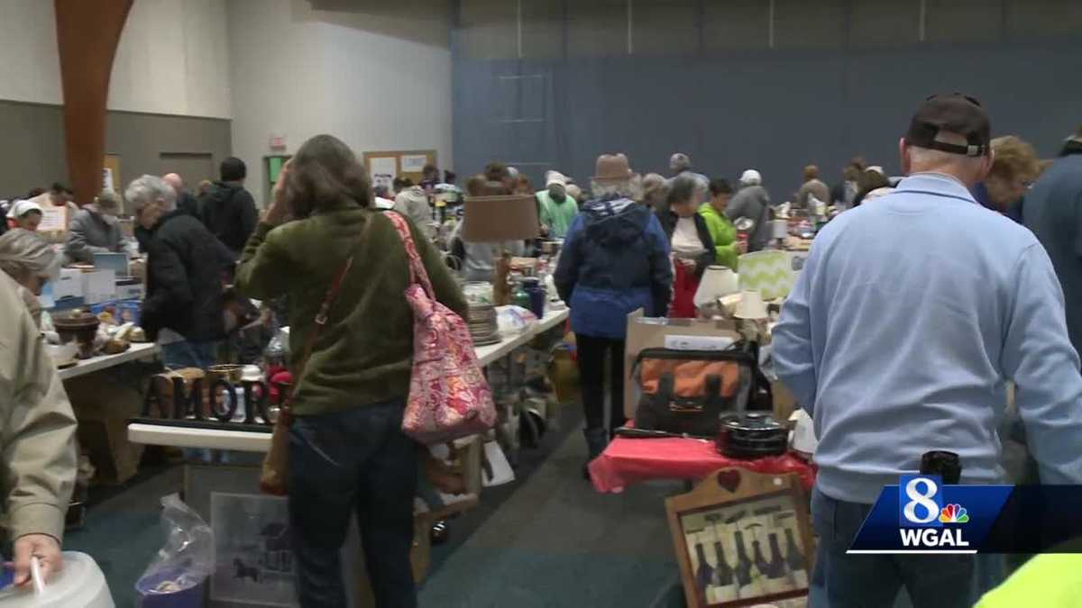 Operation Wildcat indoor yard sale held in Mechanicsburg