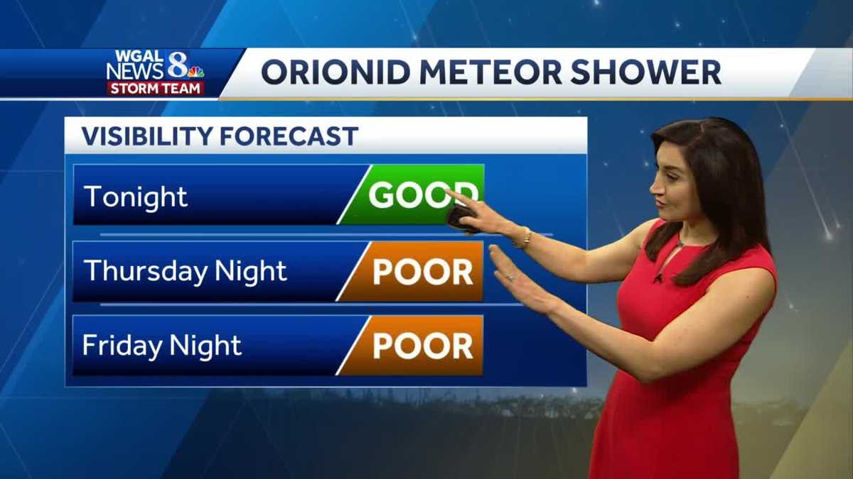Central Pa. viewing conditions for Orionid Meteor Shower