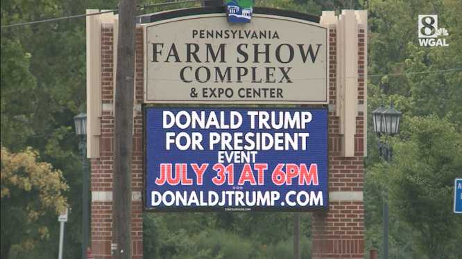 Security forces plan ahead for Trump's rally in ﻿Harrisburg, Pa.