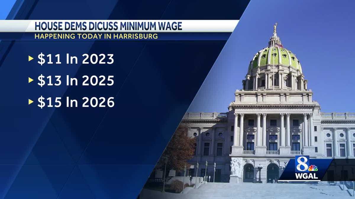 Pa. House could vote on minimum wage bill this week