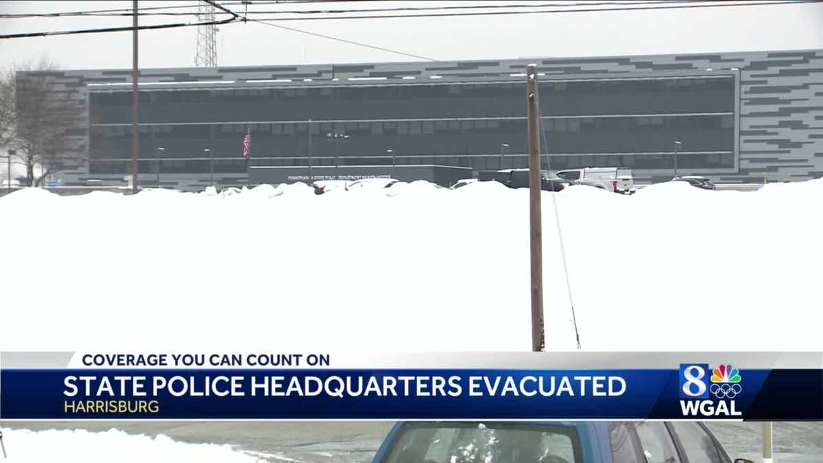 PA. STATE POLICE HEADQUARTERS in Harrisburg evacuated due to bomb threat