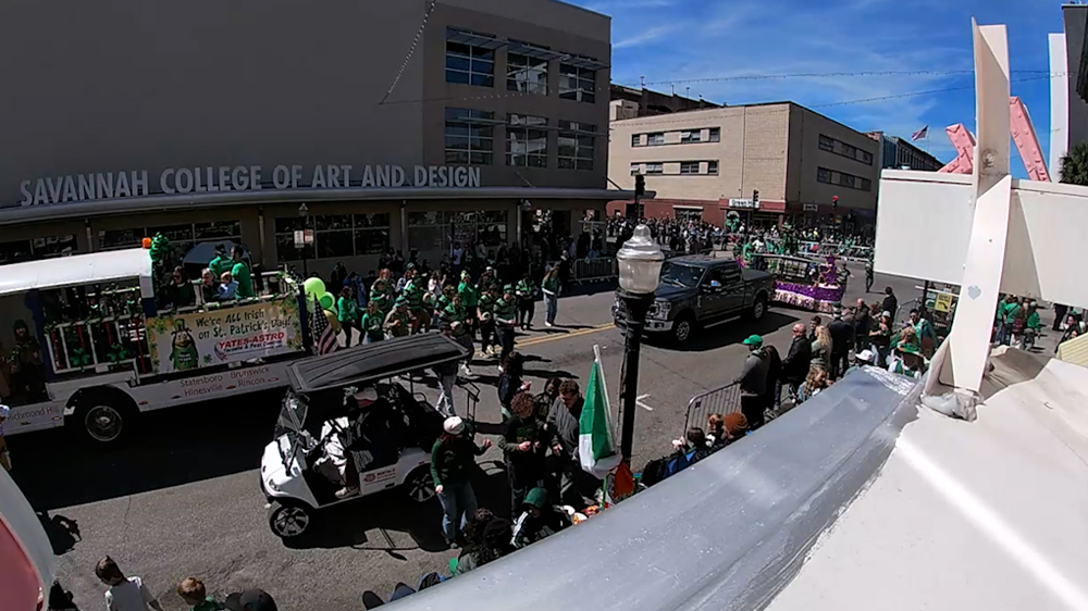 Savannah's St. Patrick's Day parade in less than 90 seconds