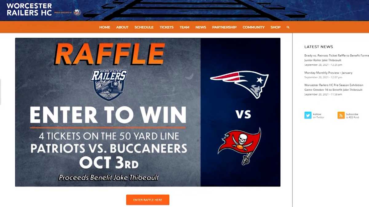 tampa bay buccaneers 50 50 raffle