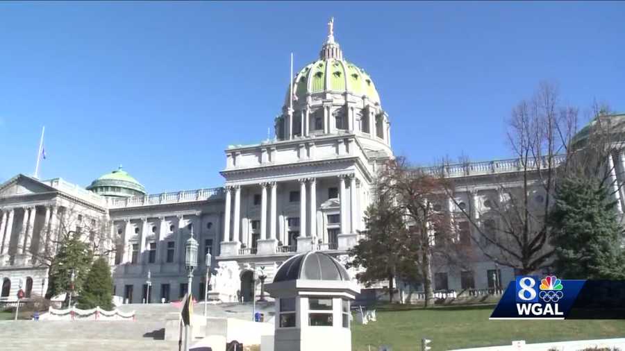 Pennsylvania state Capitol building.