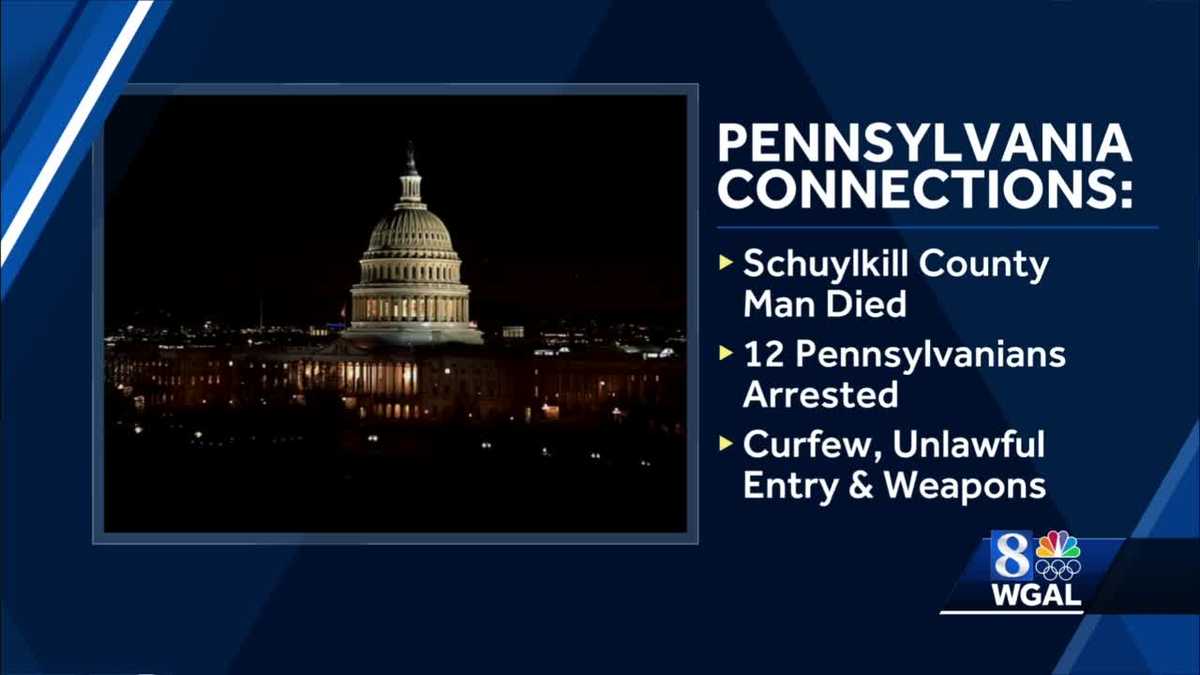 PENNSYLVANIA MAN among four deaths during US Capitol riots