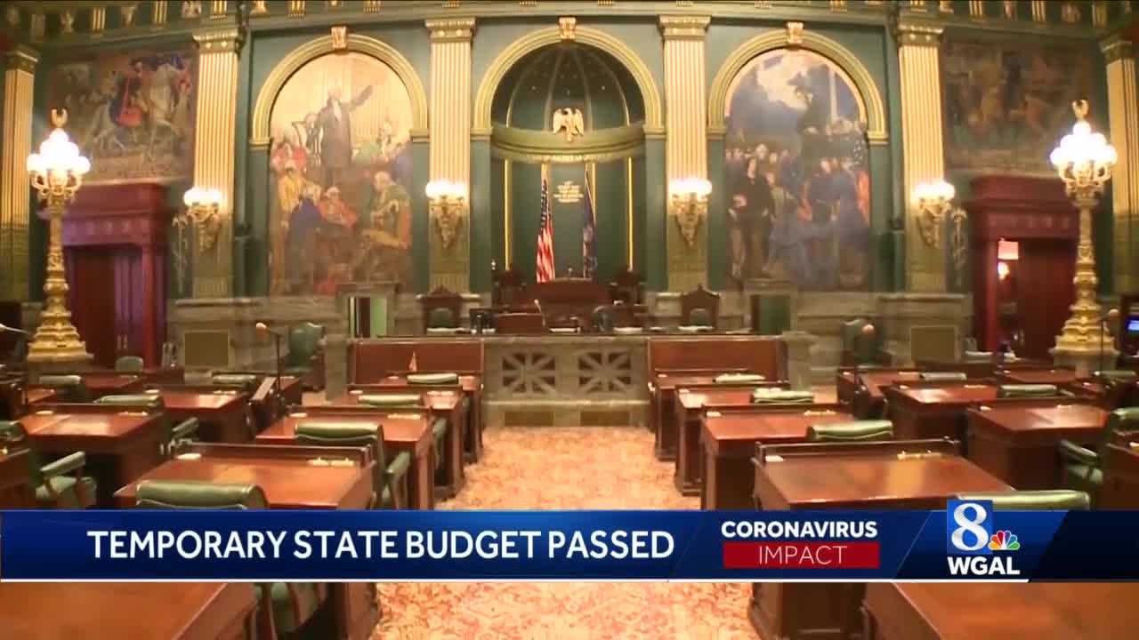 PA LEGISLATURE Passes Temporary State Budget