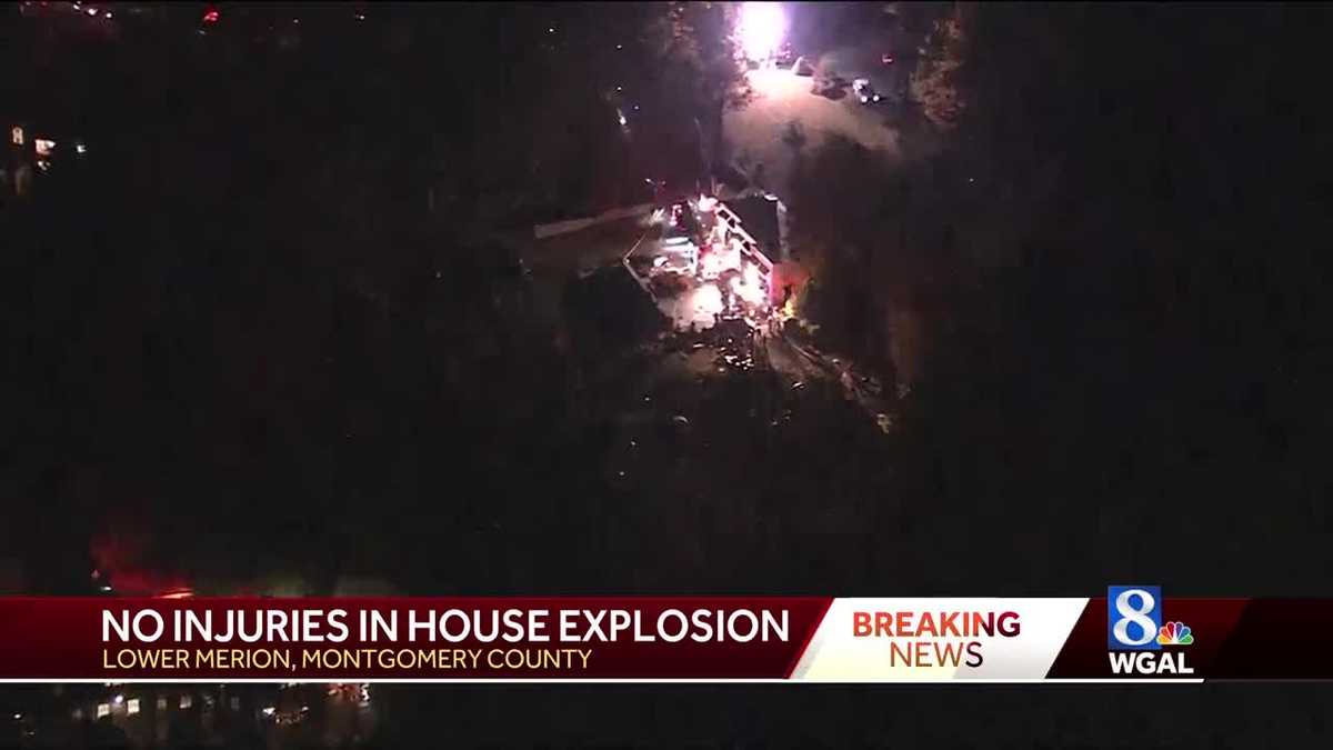 Video 9,000 squarefoot Pennsylvania mansion explodes