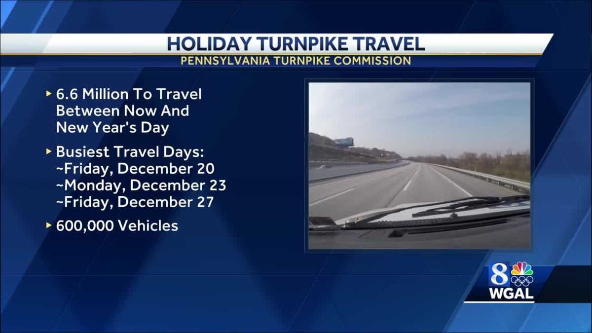 These are expected to be the busiest travel days on the Pennsylvania