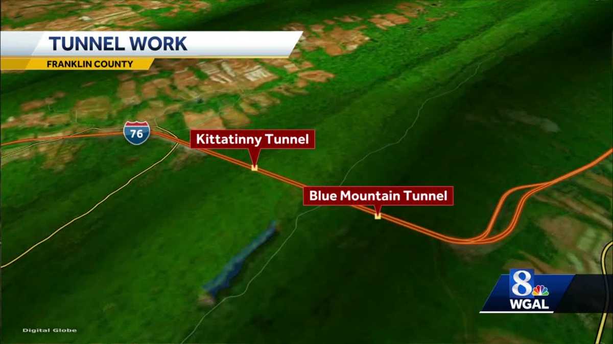 Traffic shifts planned for Pennsylvania turnpike tunnels