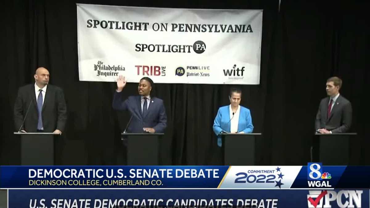 Pennsylvania US Senate seat Democratic debate