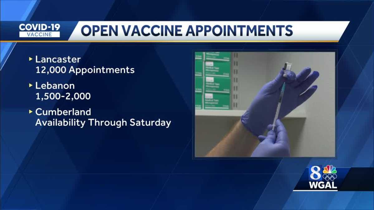 SOME PA. vaccine locations have thousands of openings
