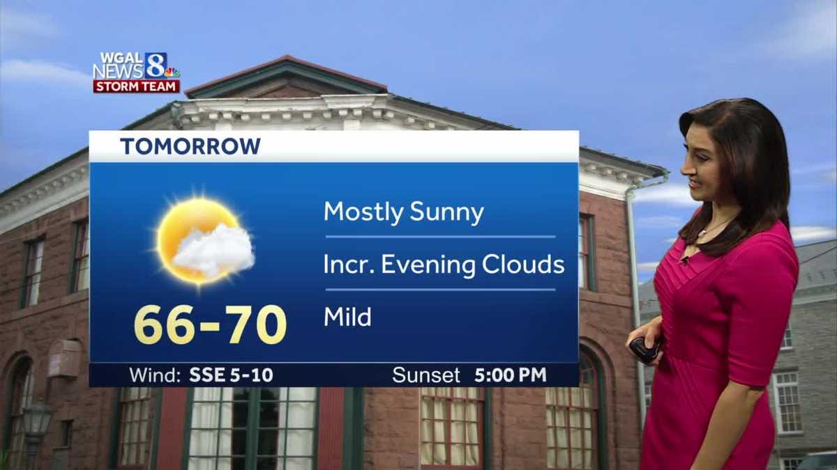 PA. WEATHER Cold start, but highs headed for 60s today