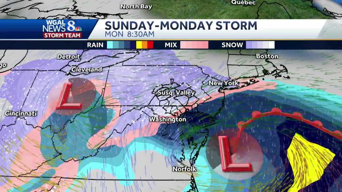 PENNSYLVANIA WEATHER Winter storm on the way