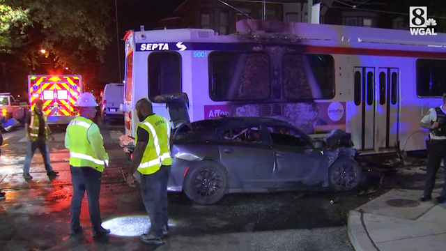 Driver dies after car slams into trolley in Philadelphia - Vimarsana News