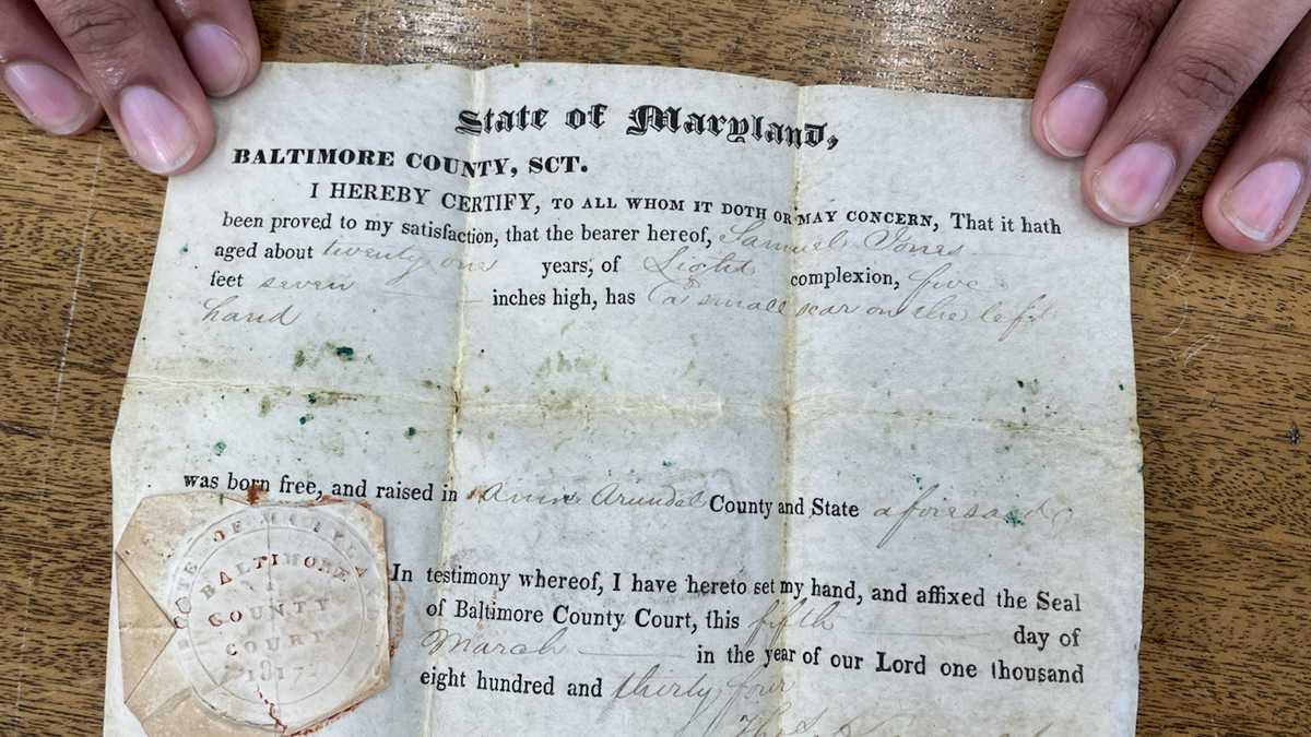 Cleaning out his mom's house, Boston man finds his ancestor's freedom papers