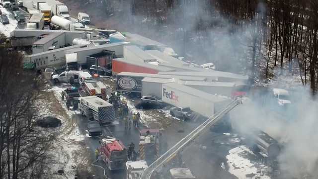 3 killed in snow squall that caused massive pileup on Pennsylvania highway - Vimarsana News