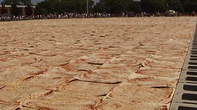 Town attempted to bake World's Largest Pizza - Vimarsana News